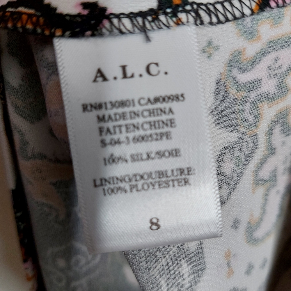 A.LC. Tordi silk mini floral dress - Picture 10 of 12